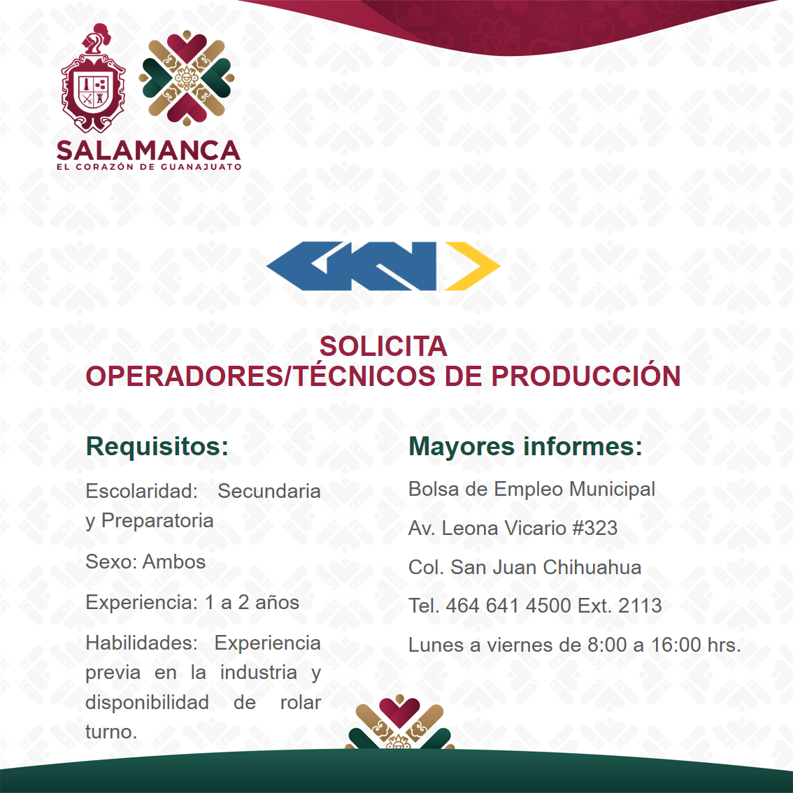 Operador/Técnico de producción