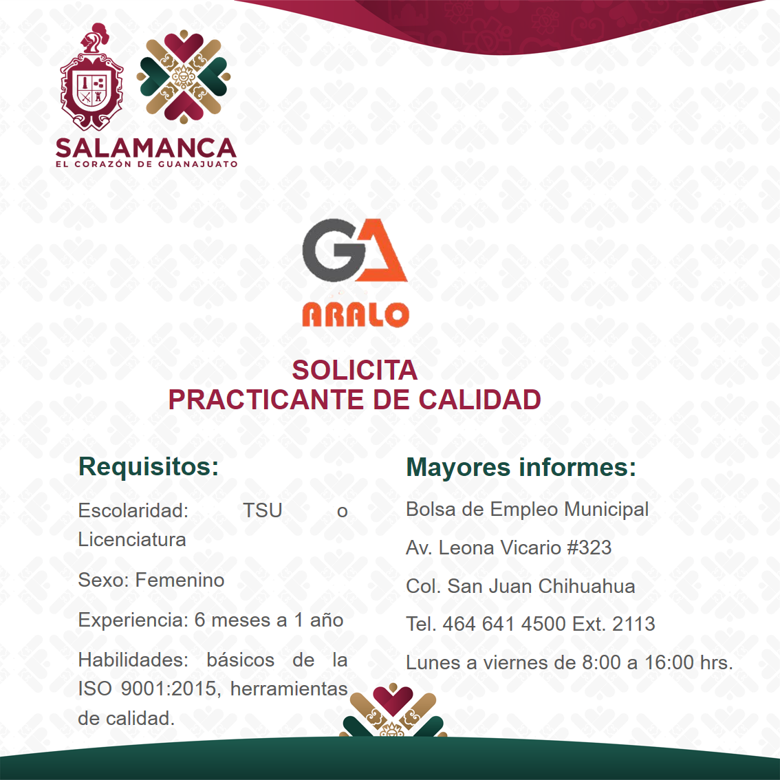 Practicante de calidad