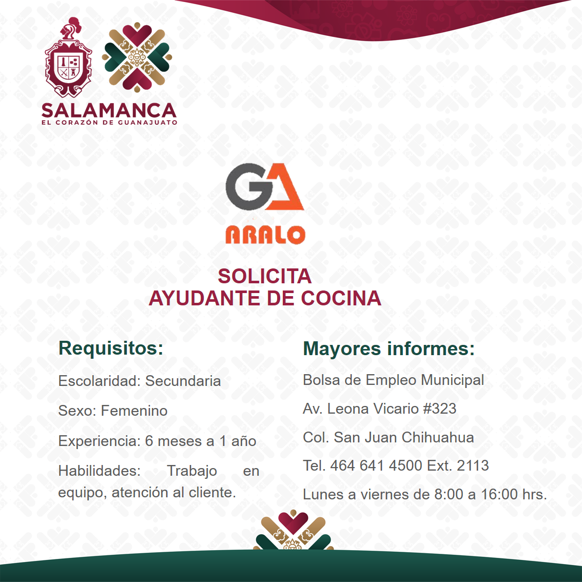 Auxiliar de cocina