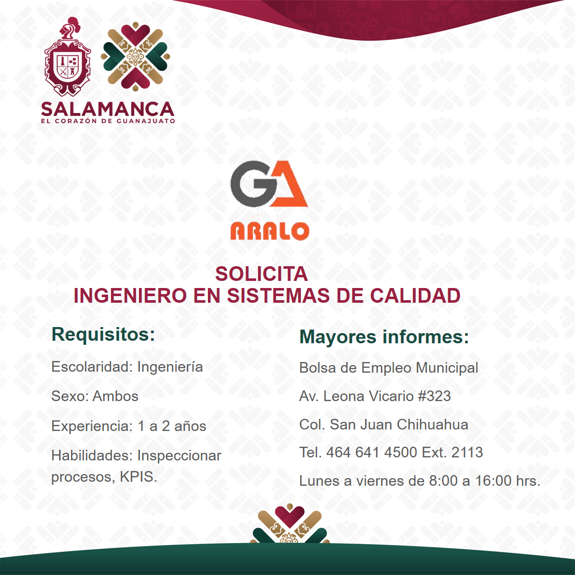 Ingeniero en sistemas de calidad