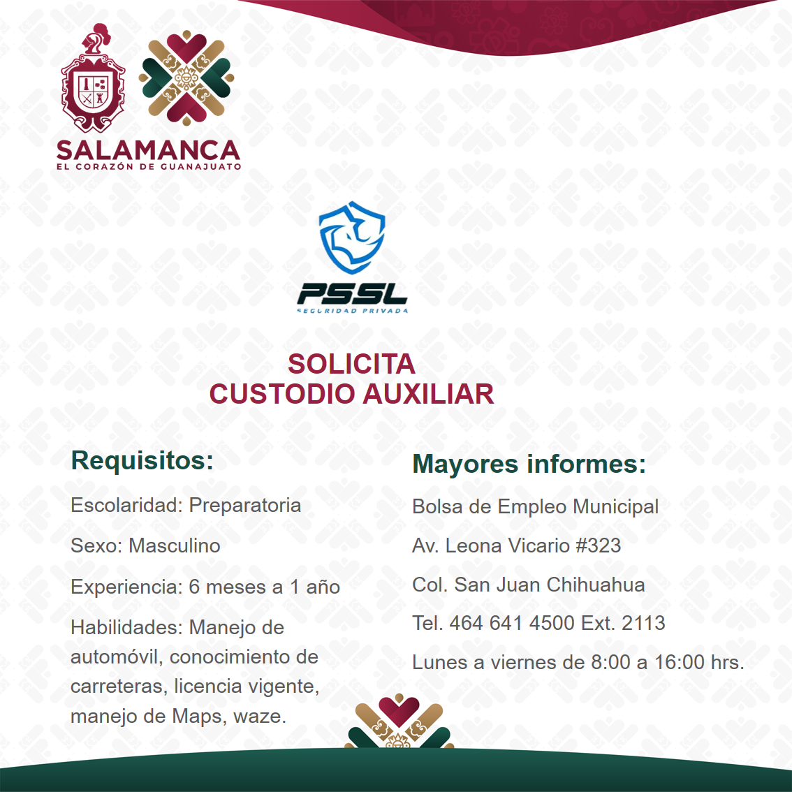 custodio auxiliar